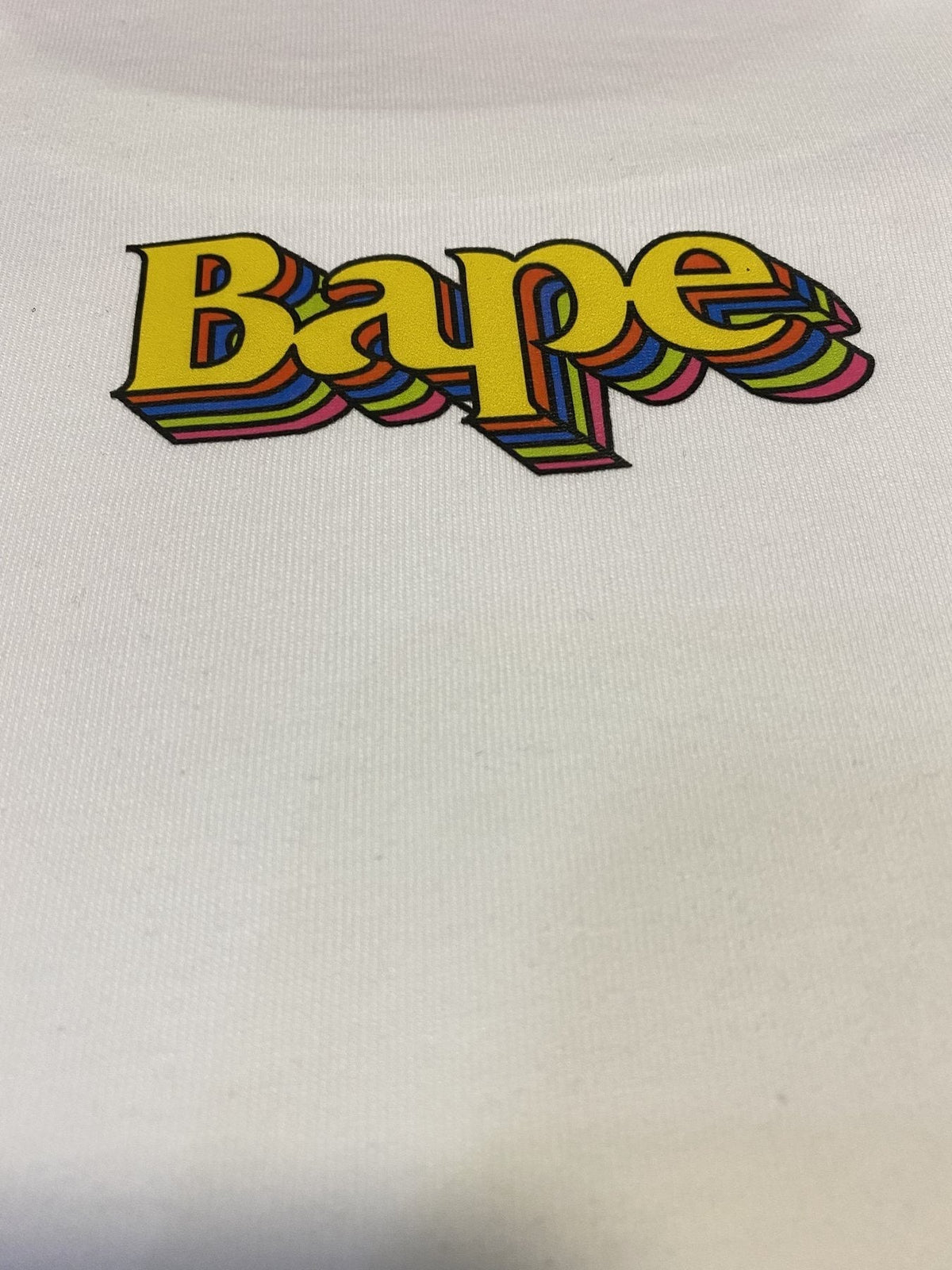 BAPE Ape Rainbow Graphic T-Shirt ¡ª detail