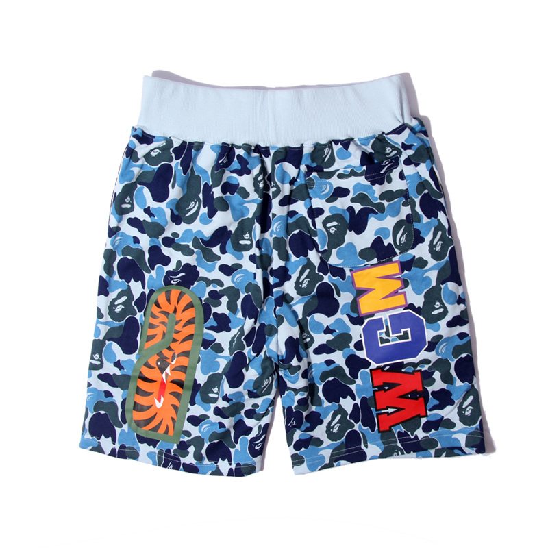 BAPE WGM Camouflage Graphic Shorts ¡ª front