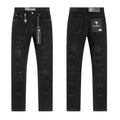 VALABASAS V005 Distressed Black Jeans ¡ª hero